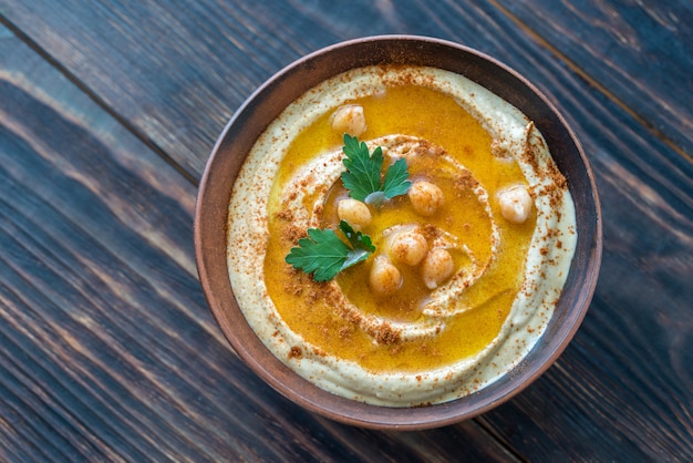 Bowl of hummus