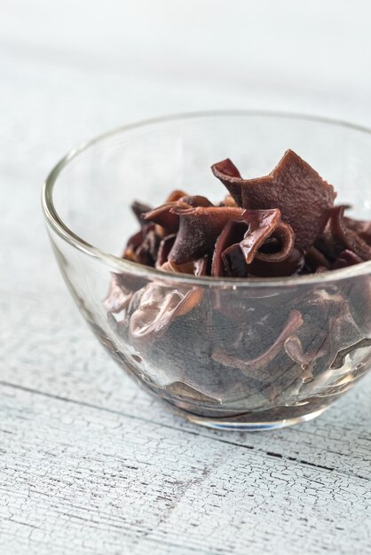 Bowl of jelly ear fungus