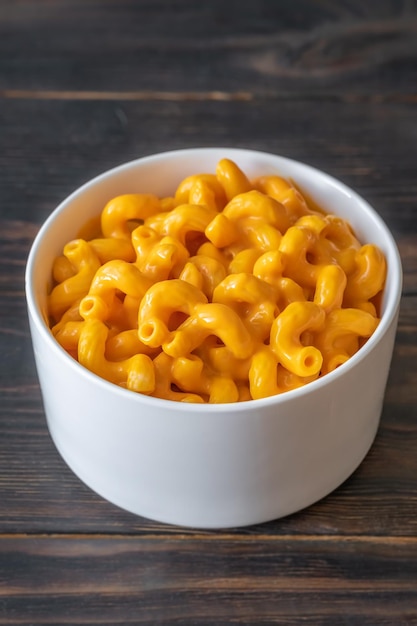 Bowl of macaroni and cheese