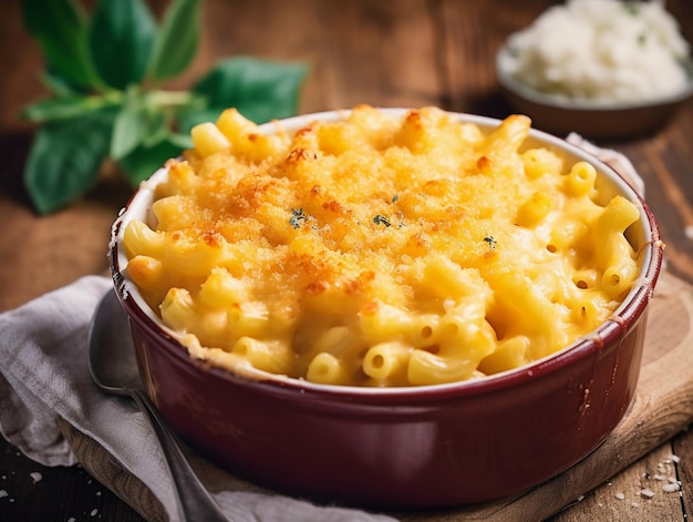 Bowl of macaroni and cheese