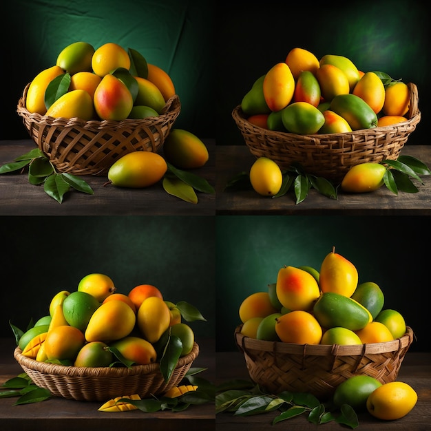 Bowl of mangoes