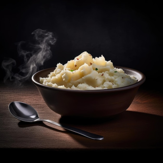 Bowl of mashed potatoe