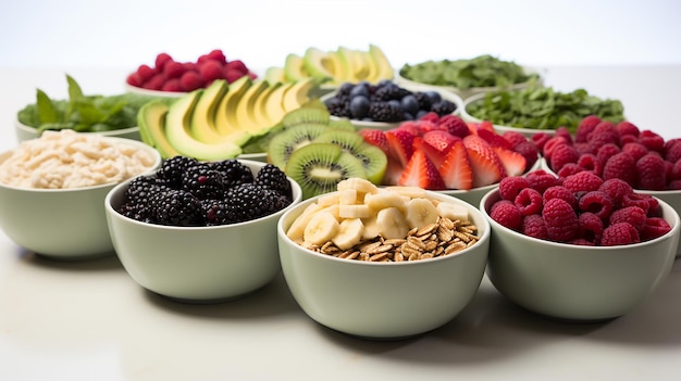 bowl of muesli and fruits