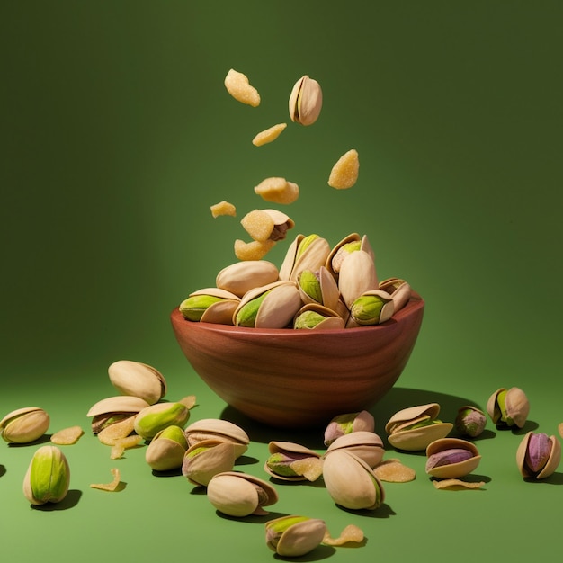 a bowl of seeds with the words acorns on the bottom.