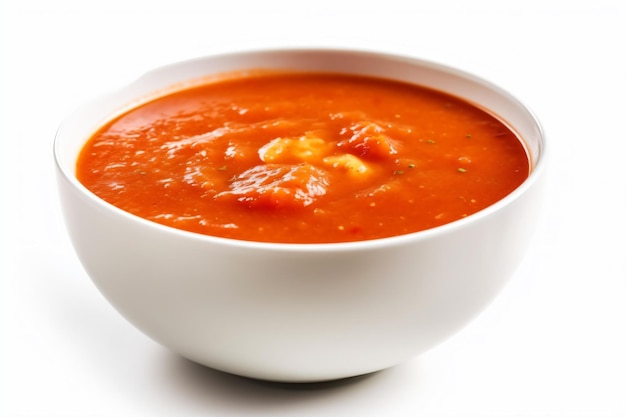 a bowl of soup with a spoon in it