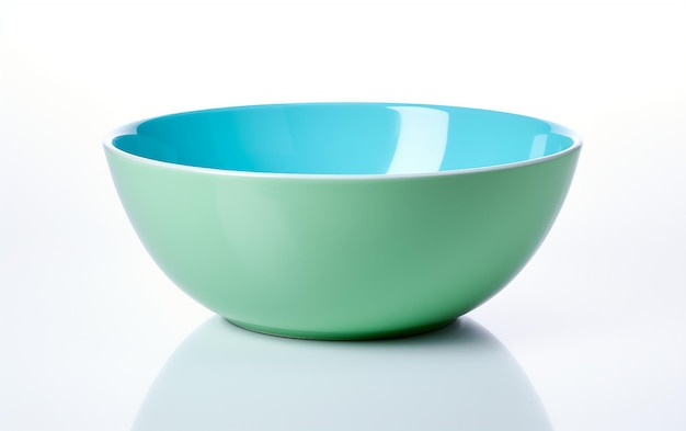 Photo bowl suitable for microwave use isolated on transparent background