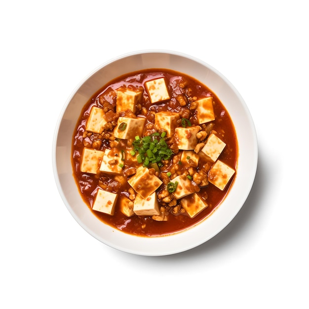 a bowl of tofu