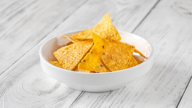 Bowl tortilla chips