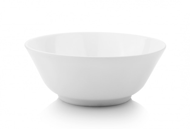 Bowl on white background