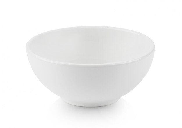 Bowl on white wall