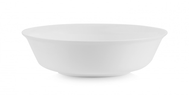 Bowl on white wall