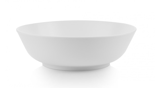 Bowl on white wall