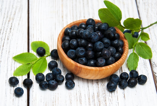 Bowl with Blueberries