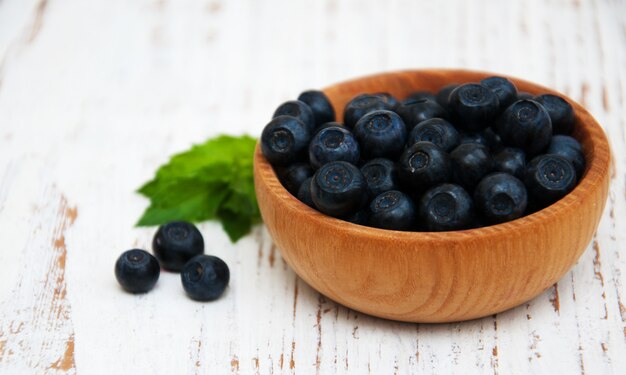 Bowl with Blueberries