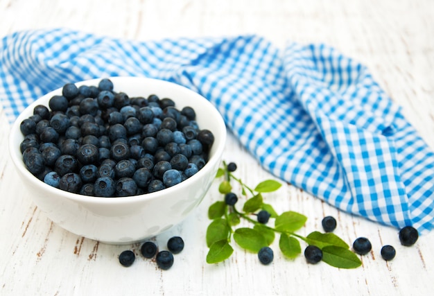 Bowl with Blueberries