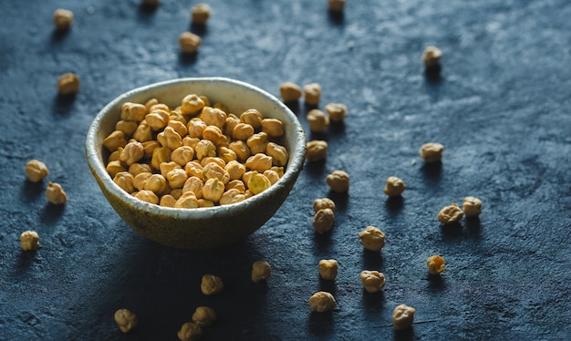 Bowl with chickpeas