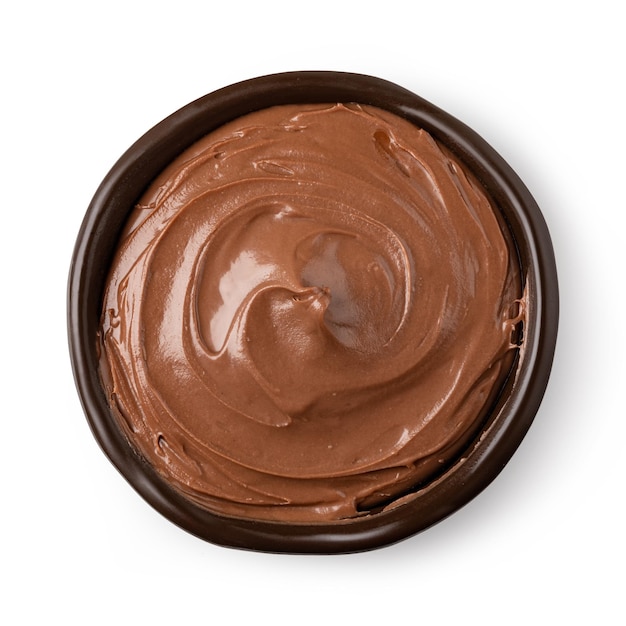 Bowl with chocolate spread