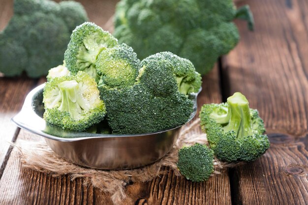 Bowl with fresh Broccoli