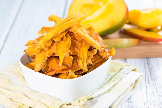 Bowl with Mango Slices