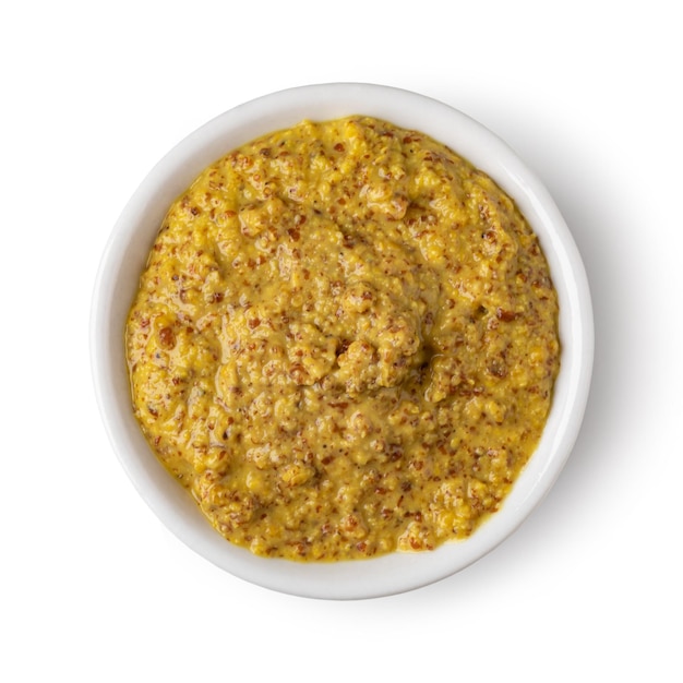 Bowl with mustard