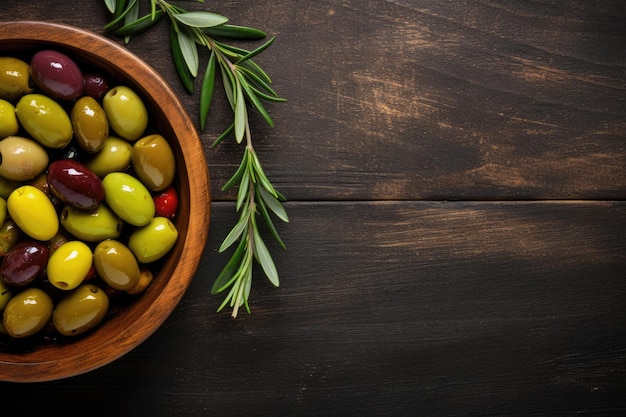 Bowl with Olives