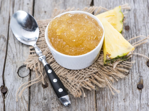 Bowl with Pineapple Jam