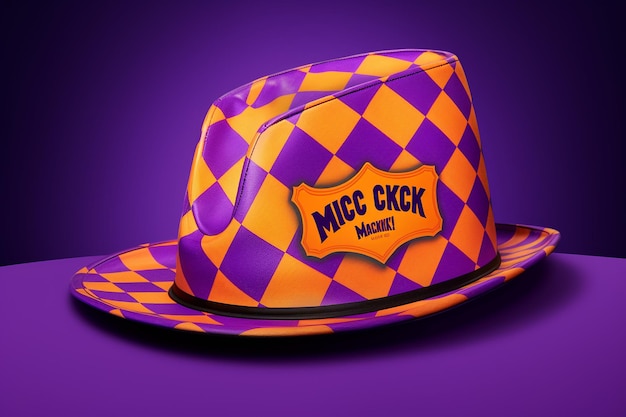 Bowler Hat Mockup Angled View