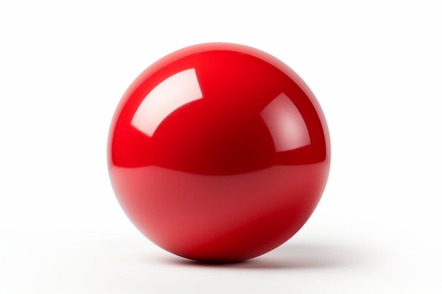 Bowling ball isolated over a white background Generative AI