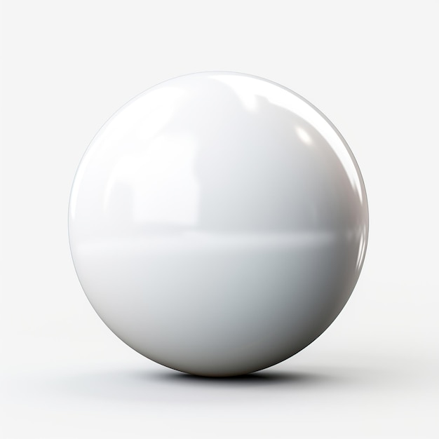 Bowling ball sport white background AI generated image