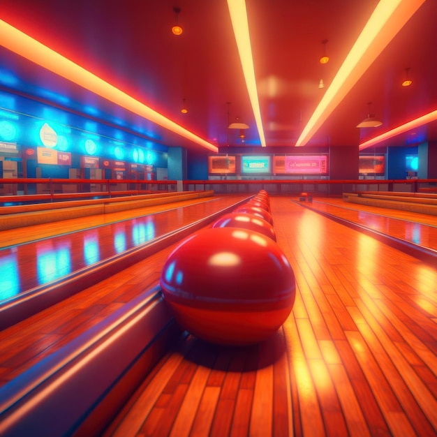 Bowling Image created by AI