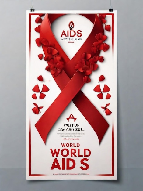 a box of aids aids aids with a red ribbon around it