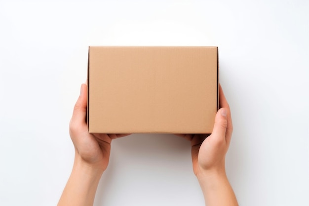 Box box cardboard holding