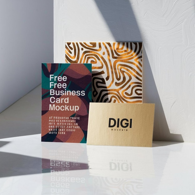 a box of business cards with the word business cards on it