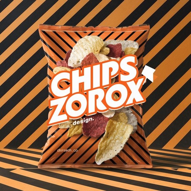 Photo a box of chips that says chips on it