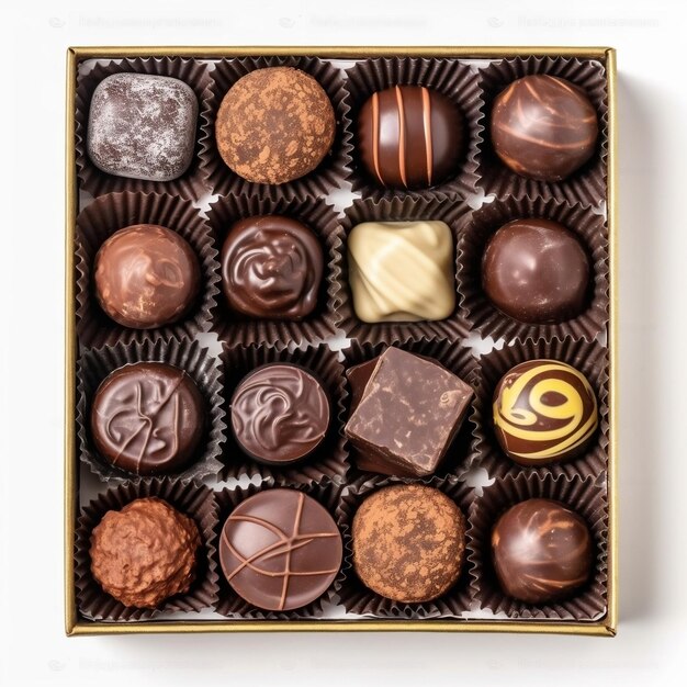 Photo box of chocolates