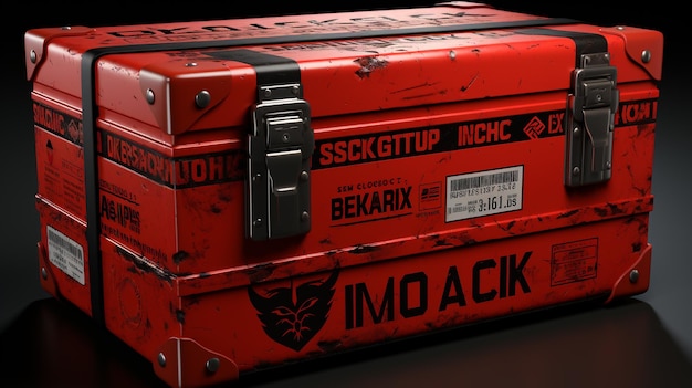 Premium AI Image | box container