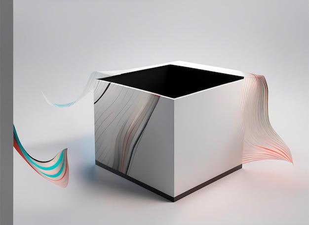 Box mockup design