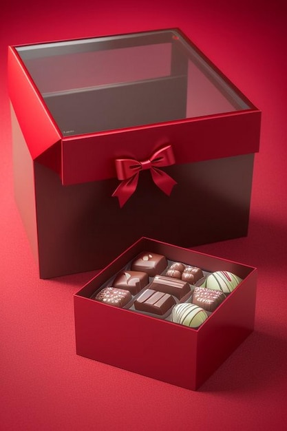 사진 초콜릿 상자 위상