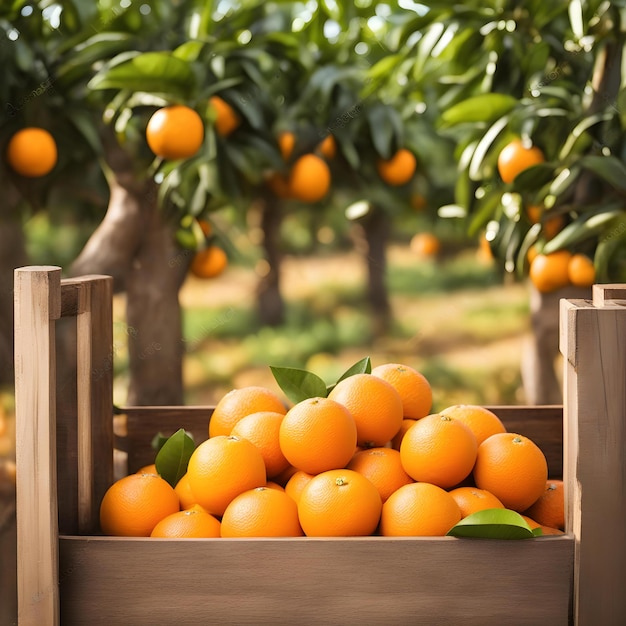 a box of oranges with the words quot the word orange quot on it