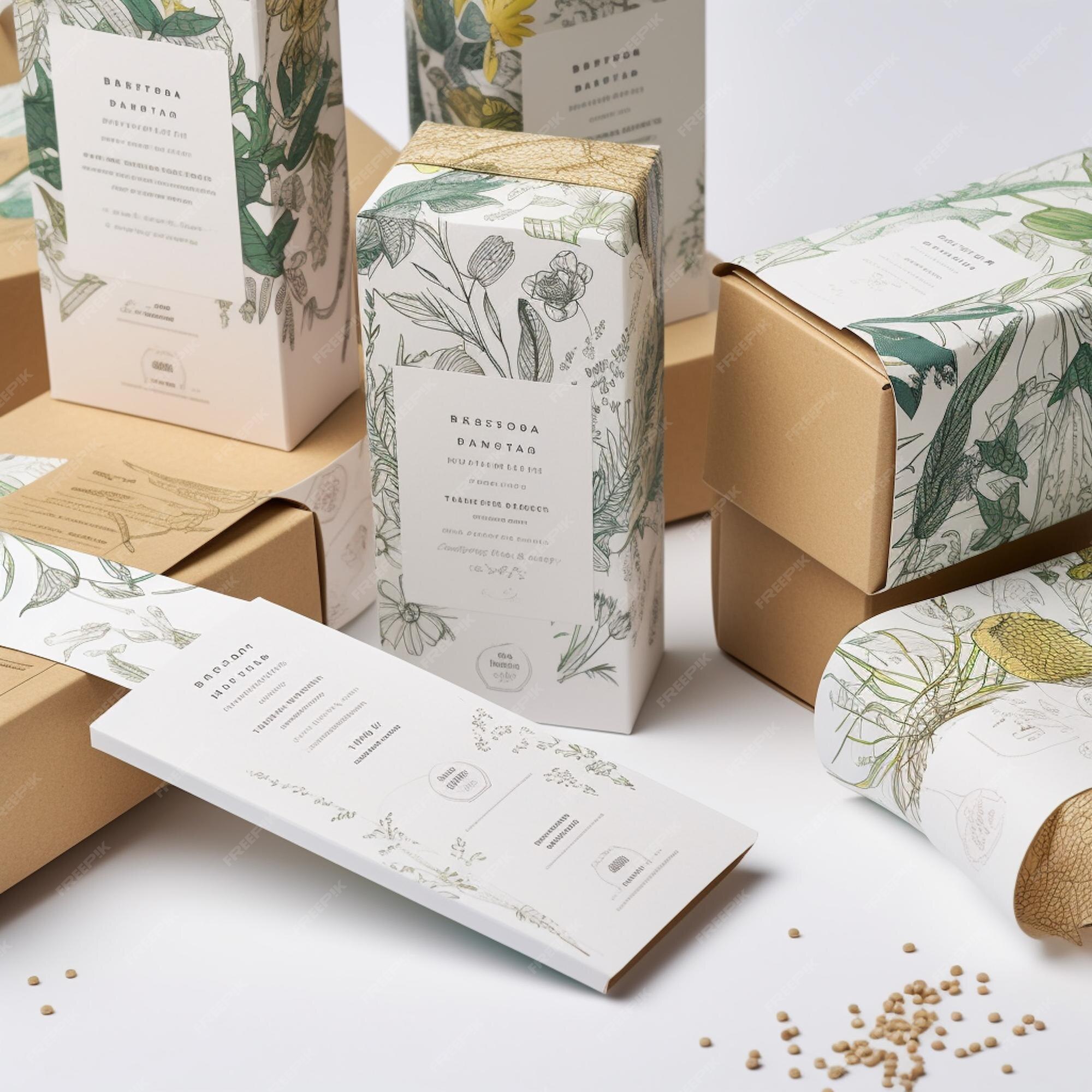 Premium Photo | A box of organic soaps with a label that says organic soap.