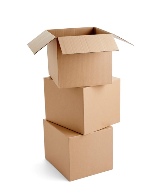 Box package delivery cardboard carton