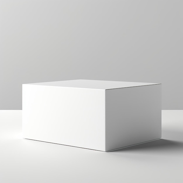Box Product Mockup Neutrale achtergrond Boxed Packaging Layout Mock Up