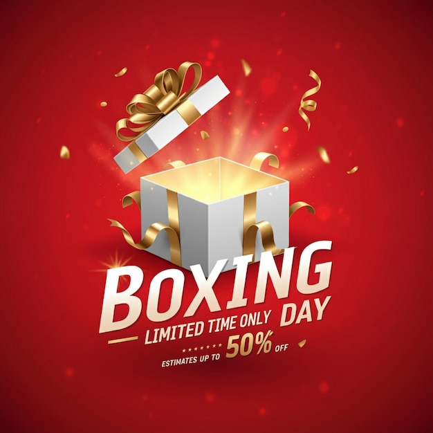 a box that says boxing only in gold