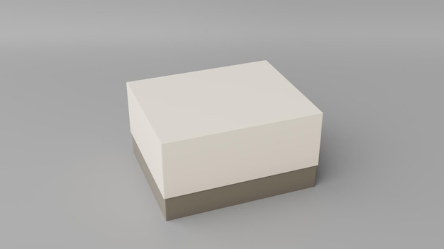a box with a white box on it