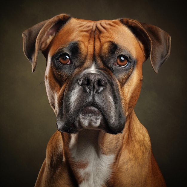 A boxer dog