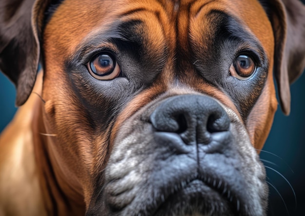 The Boxer is a medium to large shorthaired dog breed