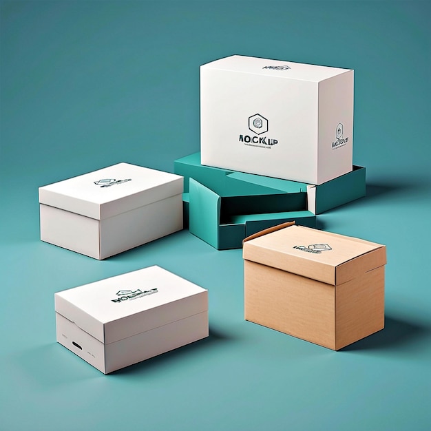 boxes mockups