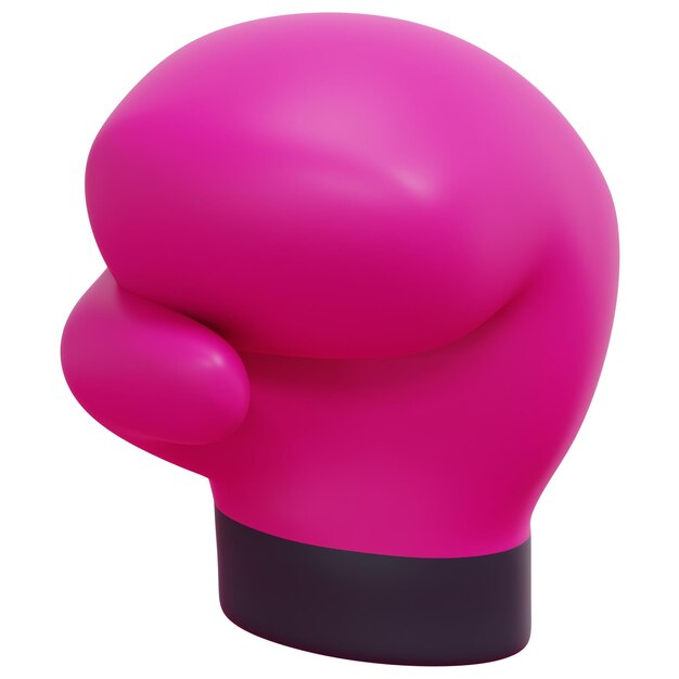 boxing 3d render icon illustration