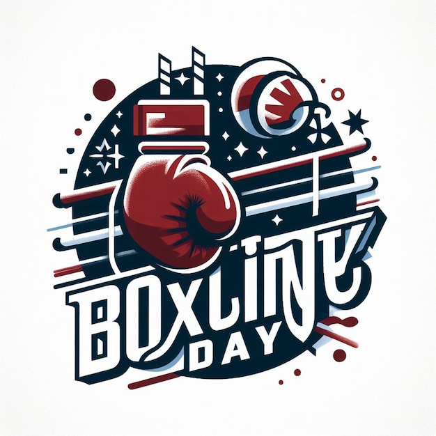 Photo boxing day posterflyerbanner and free photos in white background