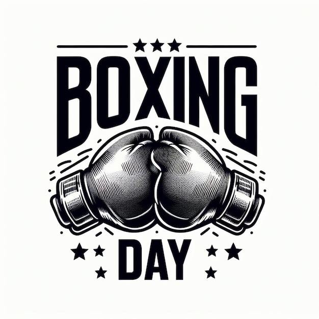 Photo boxing day posterflyerbanner and free photos in white background